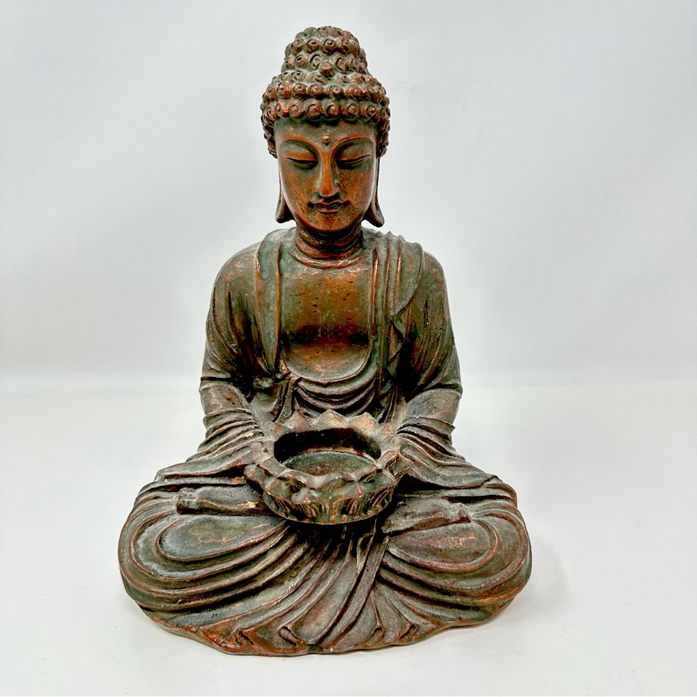 Elegant Expressions Buddha Incense Burner Holder Tealight Candle Holder